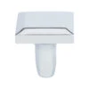 Berenson Metro Pack Of (25) - 1-3/16 Inch Square Cabinet Knobs / Square Drawer Knobs With Mounting Hardware Chrome -Cabinet Hardware Store 4124 1026 P