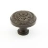 Schaub And Company Versailles 1-1/2" Traditional Luxury Solid Brass Round Cabinet Knob Oil Rubbed Bronze -Cabinet Hardware Store 752 10B