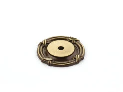 Schaub And Company Versailles 1-1/2" Round French Baroque Solid Brass Cabinet Knob Backplate / Escutcheon Satin Nickel 18 Schaub And Company Versailles 1-1/2" Round French Baroque Solid Brass Cabinet Knob Backplate / Escutcheon Satin Nickel -Cabinet Hardware Store 756 ALP