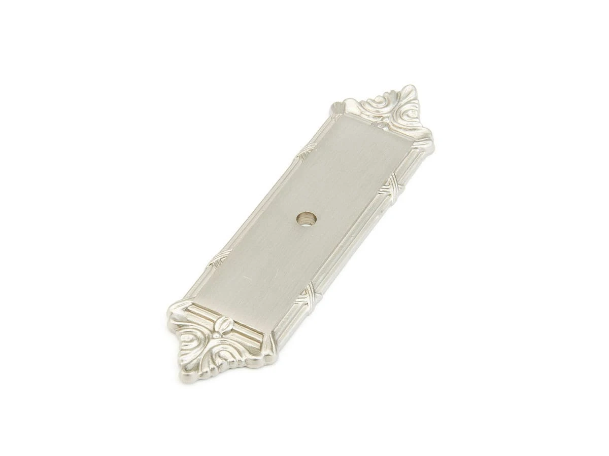 Schaub And Company Versailles Luxury French Baroque 4-1/4" Long Solid Brass Cabinet Knob Backplate / Drawer Knob Backplate - Escutcheon Oil Rubbed Bronze 11 Schaub And Company Versailles Luxury French Baroque 4-1/4" Long Solid Brass Cabinet Knob Backplate / Drawer Knob Backplate - Escutcheon Oil Rubbed Bronze - Image 9