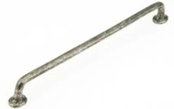 Schaub And Company Mountain 12" Center To Center Rustic Solid Bronze Appliance Handle Pull - Made In Italy Verde -Cabinet Hardware Store 779 DP