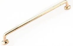 Schaub And Company Mountain 12" Center To Center Rustic Solid Bronze Appliance Handle Pull - Made In Italy Verde -Cabinet Hardware Store 779 NB