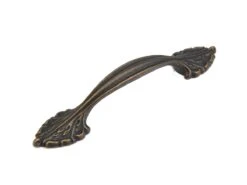 Schaub And Company Corinthian 3-3/4" Center To Center Traditional Antique Handle Solid Brass Cabinet Pull Michelangelo Bronze -Cabinet Hardware Store 871 ABZ