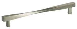 Omnia Ultima 8-5/8 Inch Center To Center Bar Cabinet Pull Satin Nickel