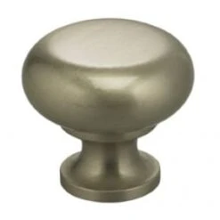 Omnia Classic & Modern 1-9/16 Inch Mushroom Cabinet Knob Vintage Iron -Cabinet Hardware Store 910040satin nickel