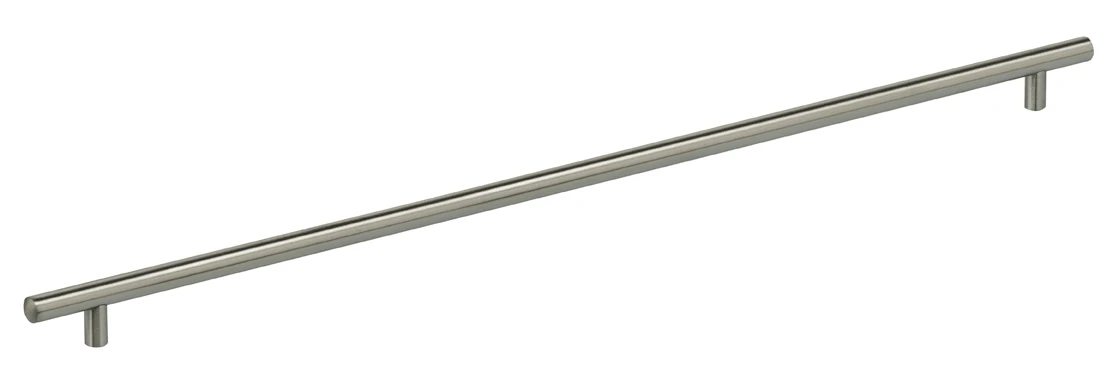 Omnia Stainless Steel 25-3/16" Center To Center Sleek Thick (14mm) Cabinet Bar Handle / Drawer Bar Pull Brushed Stainless Steel 3 Omnia Stainless Steel 25-3/16" Center To Center Sleek Thick (14mm) Cabinet Bar Handle / Drawer Bar Pull Brushed Stainless Steel