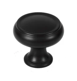 Alno Charlies 1-1/2 Inch Ringed Round Mushroom Solid Forged Brass Cabinet Knob Antique English -Cabinet Hardware Store A626 14 MB