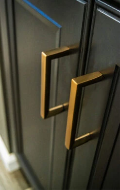 Berenson Metro 18 Inch Center To Center Modern Square Appliance Handle / Appliance Pull With Mounting Hardware Brushed Nickel -Cabinet Hardware Store Berenson20Metro2003 1