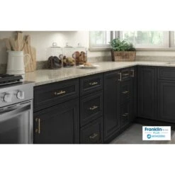 Franklin Brass Francisco 3 Inch Center To Center Bar Cabinet Pull - Pack Of 5 Champagne Bronze Antimicrobial -Cabinet Hardware Store P29520Z CZA B ROOM ANTIMICROBIAL