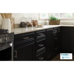 Franklin Brass Francisco 3 Inch Center To Center Bar Cabinet Pull - Pack Of 5 Champagne Bronze Antimicrobial -Cabinet Hardware Store P29520Z SNA B ROOM ANTIMICROBIAL