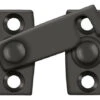Deltana Solid Brass 1-3/16" X 5/8" Window Shutter Bar / Door Latch Oil Rubbed Bronze -Cabinet Hardware Store SB3058U10B