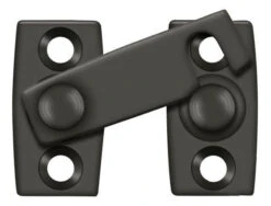 Deltana Solid Brass 1-3/16" X 5/8" Window Shutter Bar / Door Latch Oil Rubbed Bronze