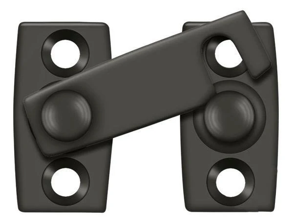 Deltana Solid Brass 1-3/16" X 5/8" Window Shutter Bar / Door Latch Oil Rubbed Bronze 3 Deltana Solid Brass 1-3/16" X 5/8" Window Shutter Bar / Door Latch Oil Rubbed Bronze