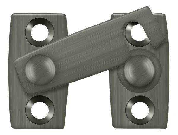 Deltana Solid Brass 1-3/16" X 5/8" Window Shutter Bar / Door Latch Oil Rubbed Bronze 5 Deltana Solid Brass 1-3/16" X 5/8" Window Shutter Bar / Door Latch Oil Rubbed Bronze - Image 3
