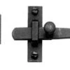 Acorn Manufacturing 4" Bar Latch Set With Rim Strike Black -Cabinet Hardware Store acorn manufacturing al9br 080210 177