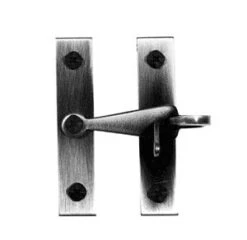 Acorn Manufacturing 2-5/8" Pigtail Cabinet Latch Black