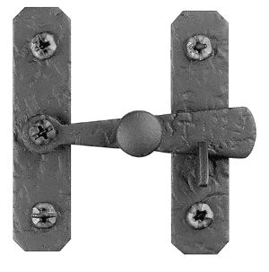 Acorn Manufacturing 2-5/8" X 2-1/2" Cabinet Latch Black