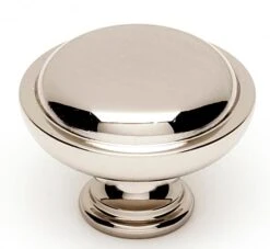 Alno Knobs 1-1/4" Rustic Round Lipped Solid Brass Mushroom Cabinet Knob / Drawer Knob Polished Antique 19 Alno Knobs 1-1/4" Rustic Round Lipped Solid Brass Mushroom Cabinet Knob / Drawer Knob Polished Antique -Cabinet Hardware Store alno a1145 pn