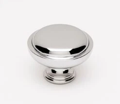 Alno Knobs 1-1/2" Round Rustic Lipped Solid Brass Mushroom Cabinet Knob / Drawer Knob Chocolate Bronze -Cabinet Hardware Store alno a1146 pc