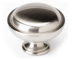 Alno Knobs 1-1/2" Round Rustic Lipped Solid Brass Mushroom Cabinet Knob / Drawer Knob Chocolate Bronze -Cabinet Hardware Store alno a1146 sn