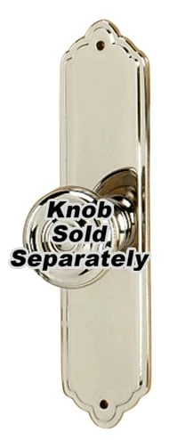 Alno Traditional 4 Inch Long Cabinet Knob Backplate Polished Brass 12 Alno Traditional 4 Inch Long Cabinet Knob Backplate Polished Brass - Image 10