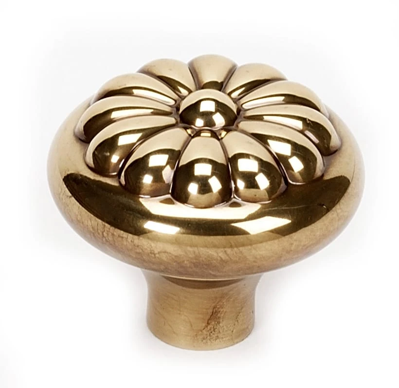 Alno Bella 1-1/2 Inch Mushroom Cabinet Knob Polished Brass 6 Alno Bella 1-1/2 Inch Mushroom Cabinet Knob Polished Brass - Image 4