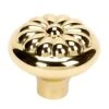 Alno Bella 1-1/2 Inch Mushroom Cabinet Knob Polished Brass -Cabinet Hardware Store alno a1452 pb