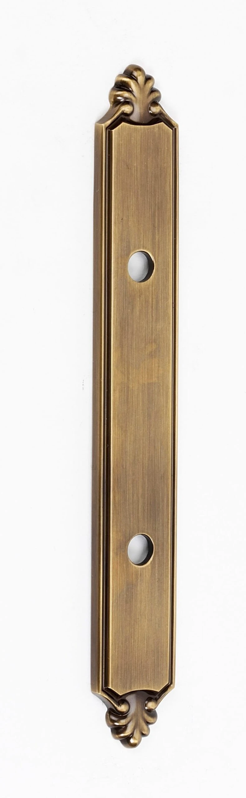 Alno Bella 3 Inch Center To Center Cabinet Pull Backplate Polished Antique 4 Alno Bella 3 Inch Center To Center Cabinet Pull Backplate Polished Antique - Image 2