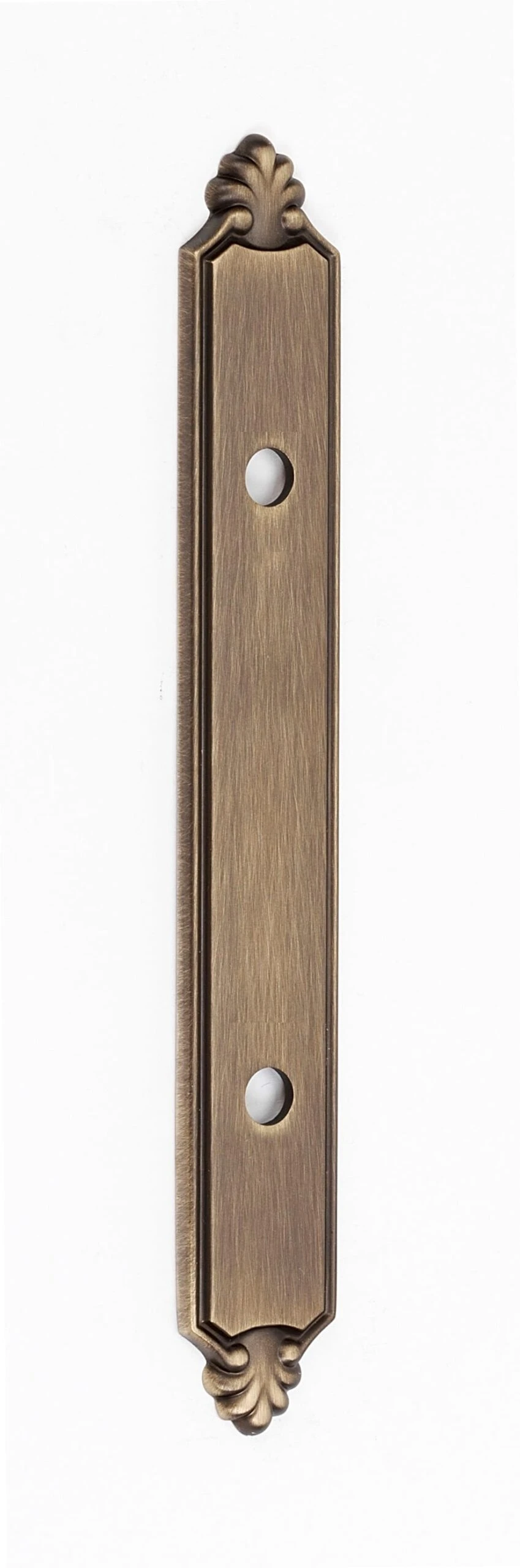 Alno Bella 3-1/2 Inch Center To Center Cabinet Pull Backplate Polished Brass 5 Alno Bella 3-1/2 Inch Center To Center Cabinet Pull Backplate Polished Brass - Image 3