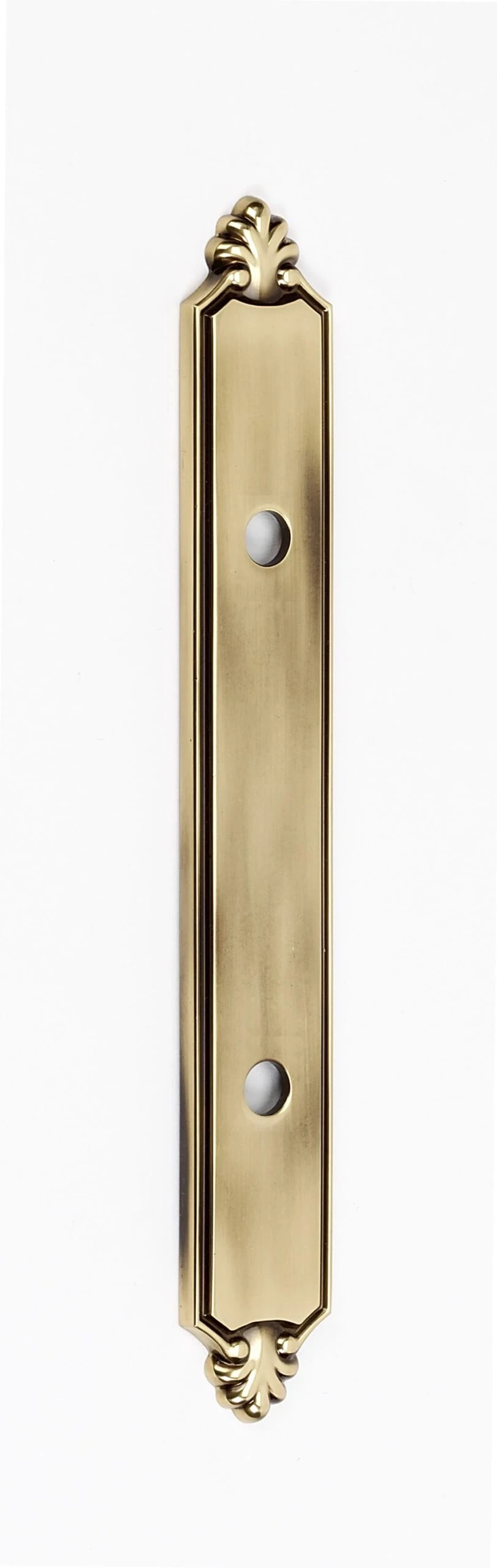 Alno Bella 3-1/2 Inch Center To Center Cabinet Pull Backplate Polished Brass 6 Alno Bella 3-1/2 Inch Center To Center Cabinet Pull Backplate Polished Brass - Image 4