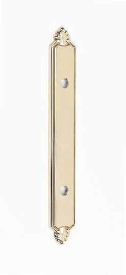 Alno Bella 3-1/2 Inch Center To Center Cabinet Pull Backplate Polished Brass 13 Alno Bella 3-1/2 Inch Center To Center Cabinet Pull Backplate Polished Brass -Cabinet Hardware Store alno a1458 35 pb nl 5095941