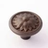 Alno Fiore 1-1/2 Inch Mushroom Cabinet Knob Chocolate Bronze -Cabinet Hardware Store alno a1472 chbrz 1