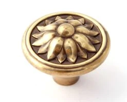 Alno Fiore 1-1/2 Inch Mushroom Cabinet Knob Barcelona -Cabinet Hardware Store alno a1472 pa