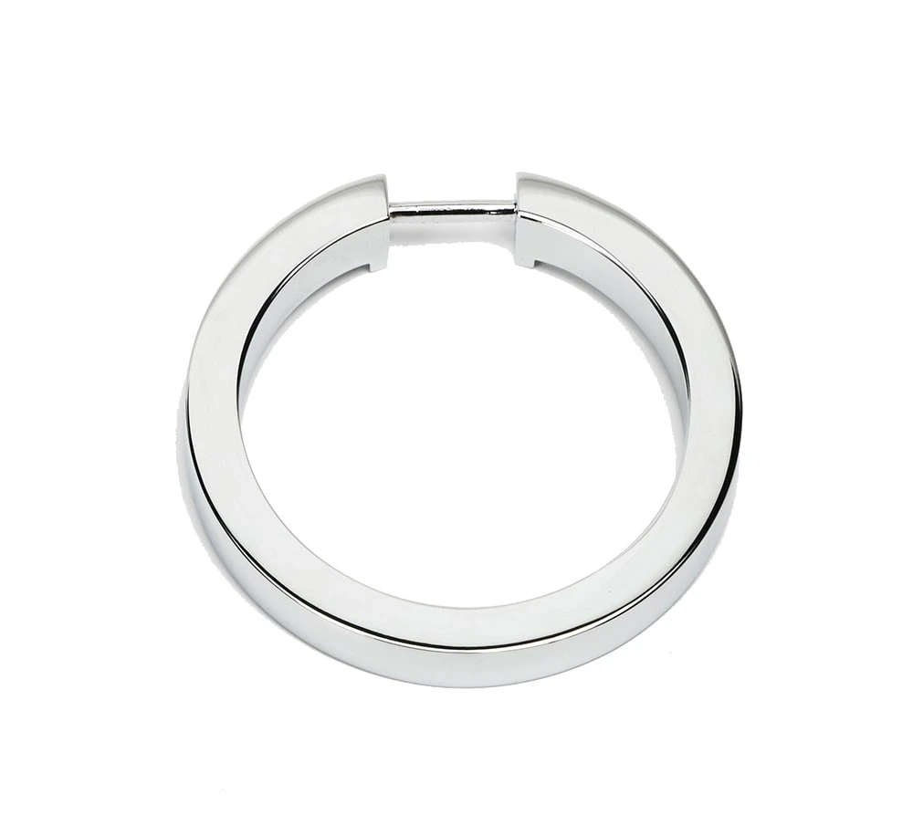 Alno Convertibles 2-1/2" Flat Round Cabinet Ring Pull - RING ONLY - No Mount Polished Nickel 9 Alno Convertibles 2-1/2" Flat Round Cabinet Ring Pull - RING ONLY - No Mount Polished Nickel - Image 7
