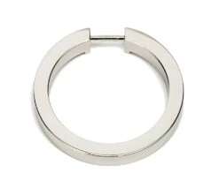 Alno Convertibles 2-1/2" Flat Round Cabinet Ring Pull - RING ONLY - No Mount Polished Nickel