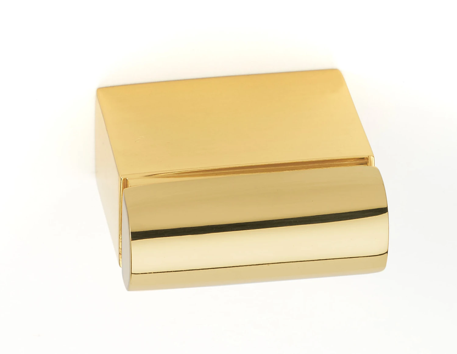 Alno Vogue 1" Modern Rectangular Solid Brass Cabinet Knob / Drawer Knob Matte Black 4 Alno Vogue 1" Modern Rectangular Solid Brass Cabinet Knob / Drawer Knob Matte Black - Image 2