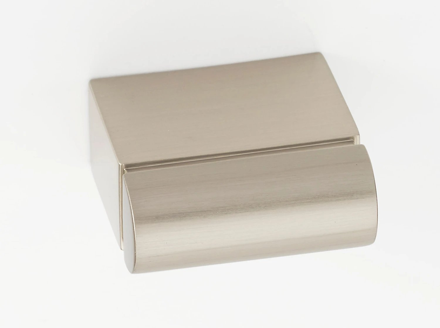 Alno Vogue 1" Modern Rectangular Solid Brass Cabinet Knob / Drawer Knob Matte Black 8 Alno Vogue 1" Modern Rectangular Solid Brass Cabinet Knob / Drawer Knob Matte Black - Image 6