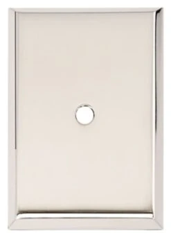 Alno Traditional 1-7/8" Long Escutcheon Backplate For Cabinet Knob Unlacquered Brass -Cabinet Hardware Store alno a610 14 pn