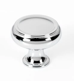 Alno Charlies 1-1/2 Inch Ringed Round Mushroom Solid Forged Brass Cabinet Knob Antique English -Cabinet Hardware Store alno a626 38 pc 8272363