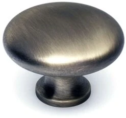 Alno Rope 1-1/2 Inch Mushroom Cabinet Knob Satin Nickel -Cabinet Hardware Store alno a814 38 aem 5095941
