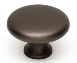 Alno Rope 1-1/2 Inch Mushroom Cabinet Knob Satin Nickel -Cabinet Hardware Store alno a814 38 chbrz