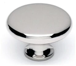 Alno Rope 1-1/2 Inch Mushroom Cabinet Knob Satin Nickel -Cabinet Hardware Store alno a814 38 pn 5095941