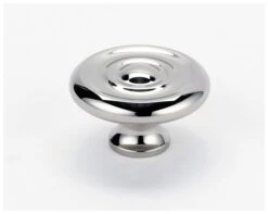 Alno Rope 1-1/2 Inch Mushroom Cabinet Knob Polished Antique -Cabinet Hardware Store alno a817 38 pn 5095941