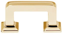 Alno Millennium 1-1/2" Center To Center Modern Cabinet Handle Drawer Pull Matte Black -Cabinet Hardware Store alno a950 pn pbnl