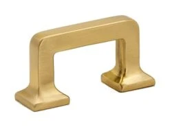 Alno Millennium 1-1/2" Center To Center Modern Cabinet Handle Drawer Pull Matte Black -Cabinet Hardware Store alno a950 sb