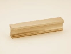 Alno Linear 4" Center To Center Flush Mount Rectangular Cabinet Handle / Drawer Pull Polished Nickel -Cabinet Hardware Store alno a965 4 sb 6244470