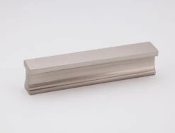 Alno Linear 4" Center To Center Flush Mount Rectangular Cabinet Handle / Drawer Pull Polished Nickel -Cabinet Hardware Store alno a965 4 sn 001