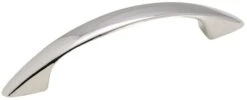 Amerock Allison Value 3 Inch Center To Center Arch Cabinet Pull - Pack Of 10 Polished Chrome