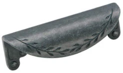 Amerock Nature's Splendor 3 Inch Center To Center Finger Cabinet Pull - 25 Pack Weathered Nickel -Cabinet Hardware Store amerock bp1582wid 25pack 8857233