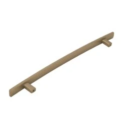 Amerock Cyprus 12 Inch Center To Center Appliance Pull Oil Rubbed Bronze -Cabinet Hardware Store amerock bp26206 side view in golden champagne 674